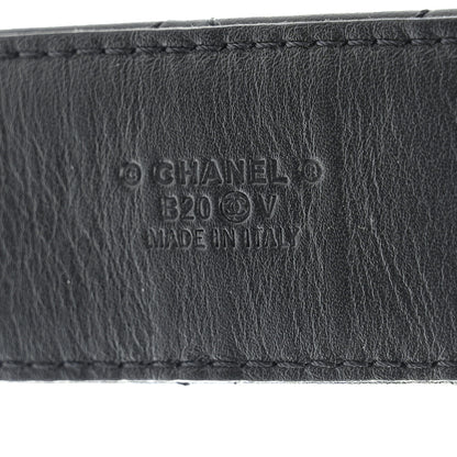 Chanel Lambskin Quilted CC Chain Belt 90 36 Black 5 of 7