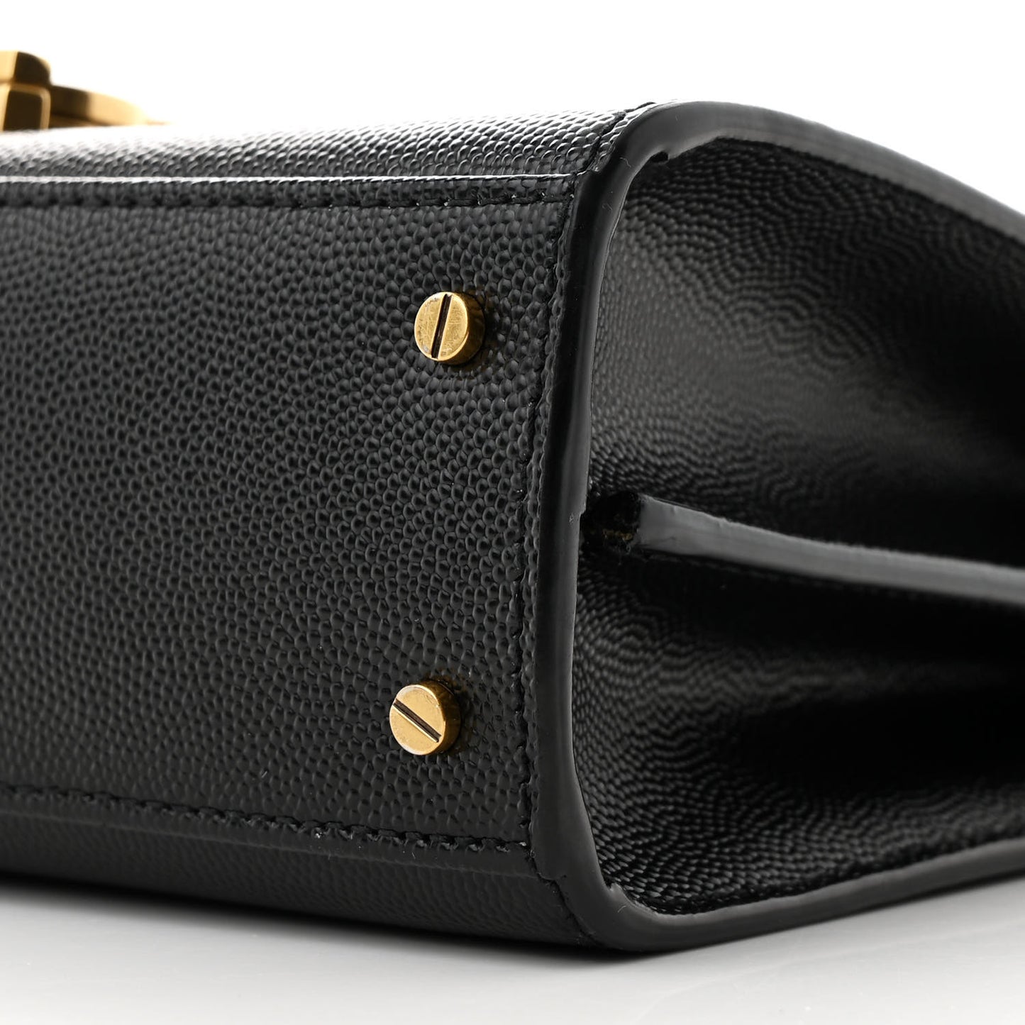 Grain de Poudre Mini Classic Monogram Cassandra Top Handle Black