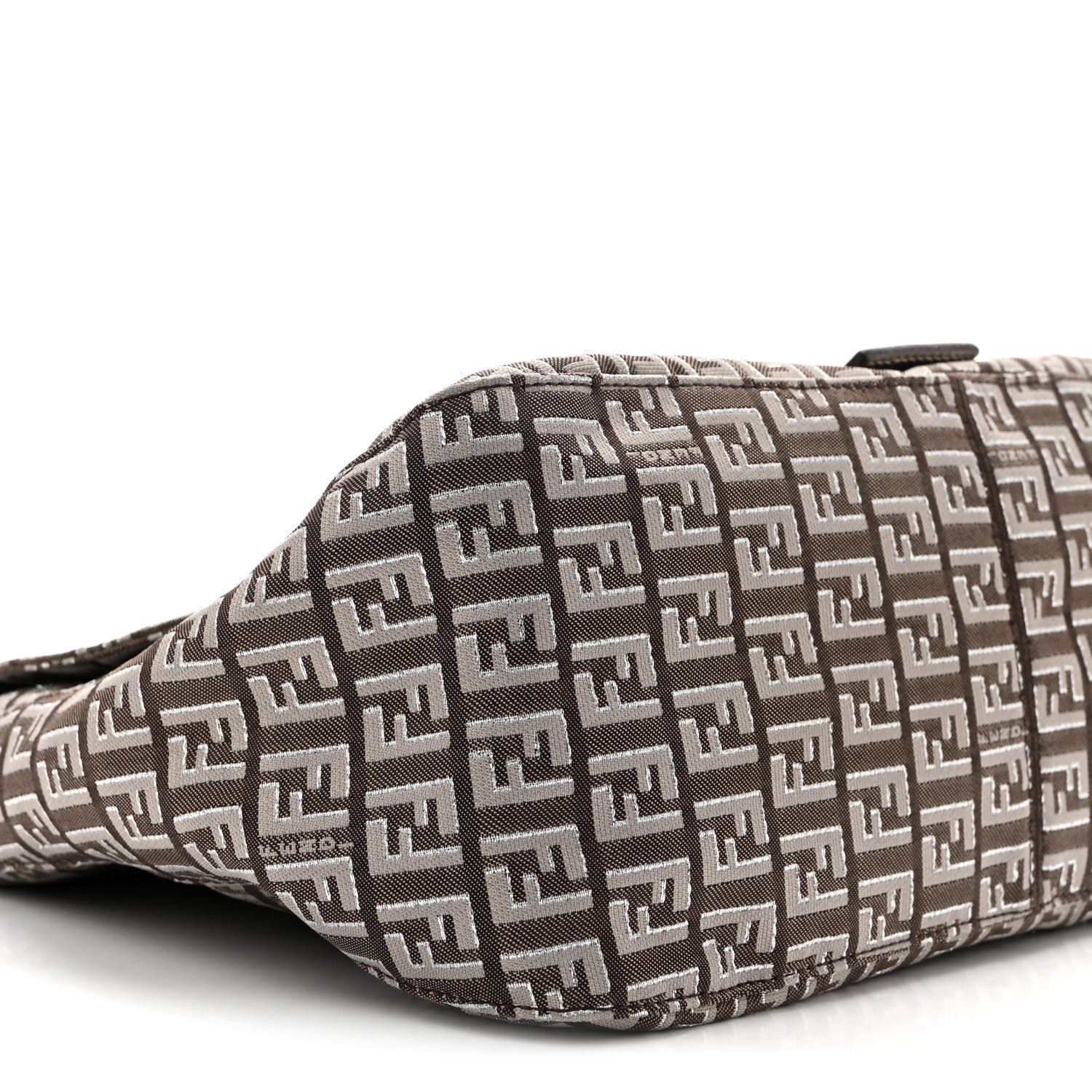 Fendi Metallic Zucchino Vitello Mama Baguette Caffe Argilla Canna di Fucile 9 of 14