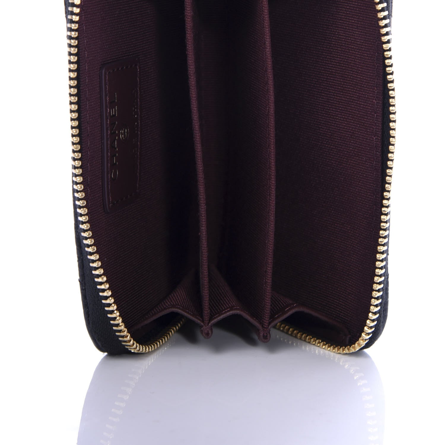 Chanel Caviar Quilted Zip Coin Purse Black 5 of 8