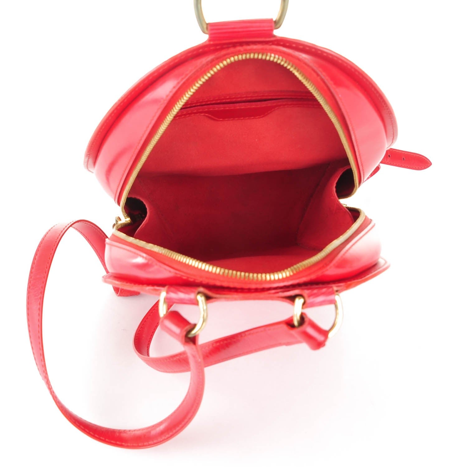 Louis Vuitton Epi Mabillon Backpack Castillan Red 5 of 7