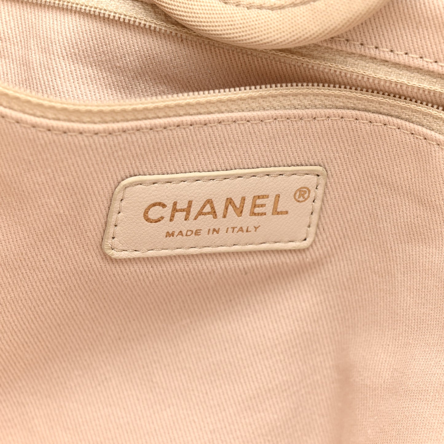 Canvas Medium Deauville Tote Light Beige