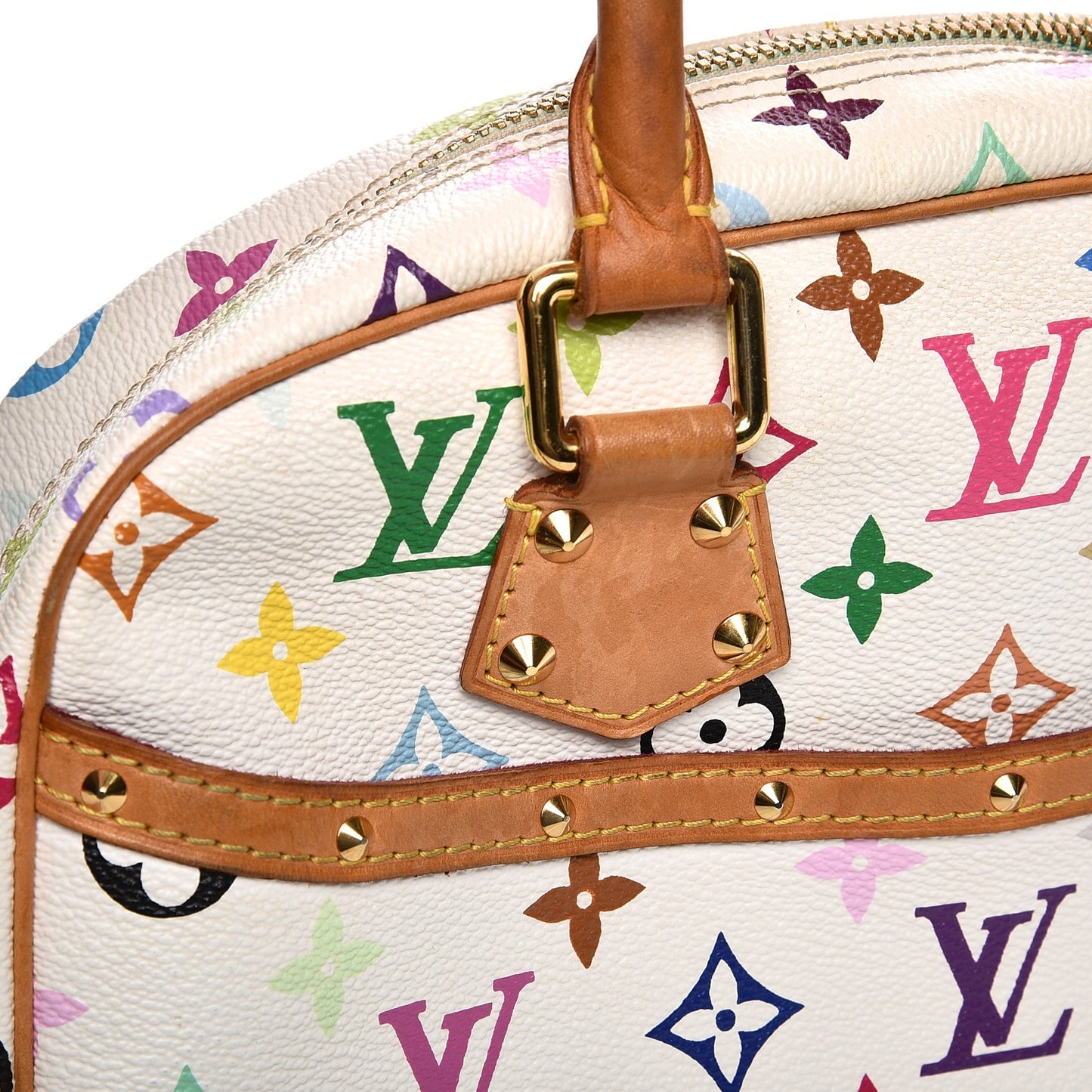 Monogram Multicolor Trouville White