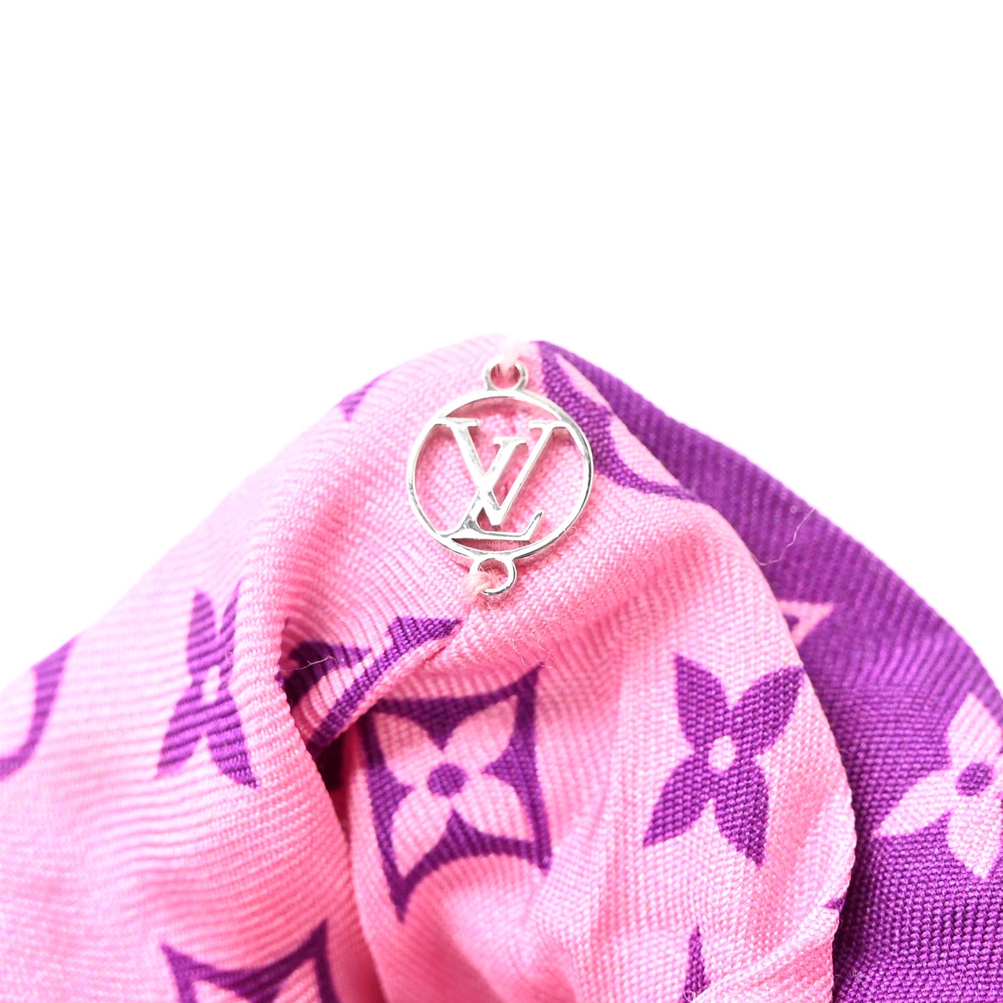 Silk Vuittamins Scrunchies Set Multicolor