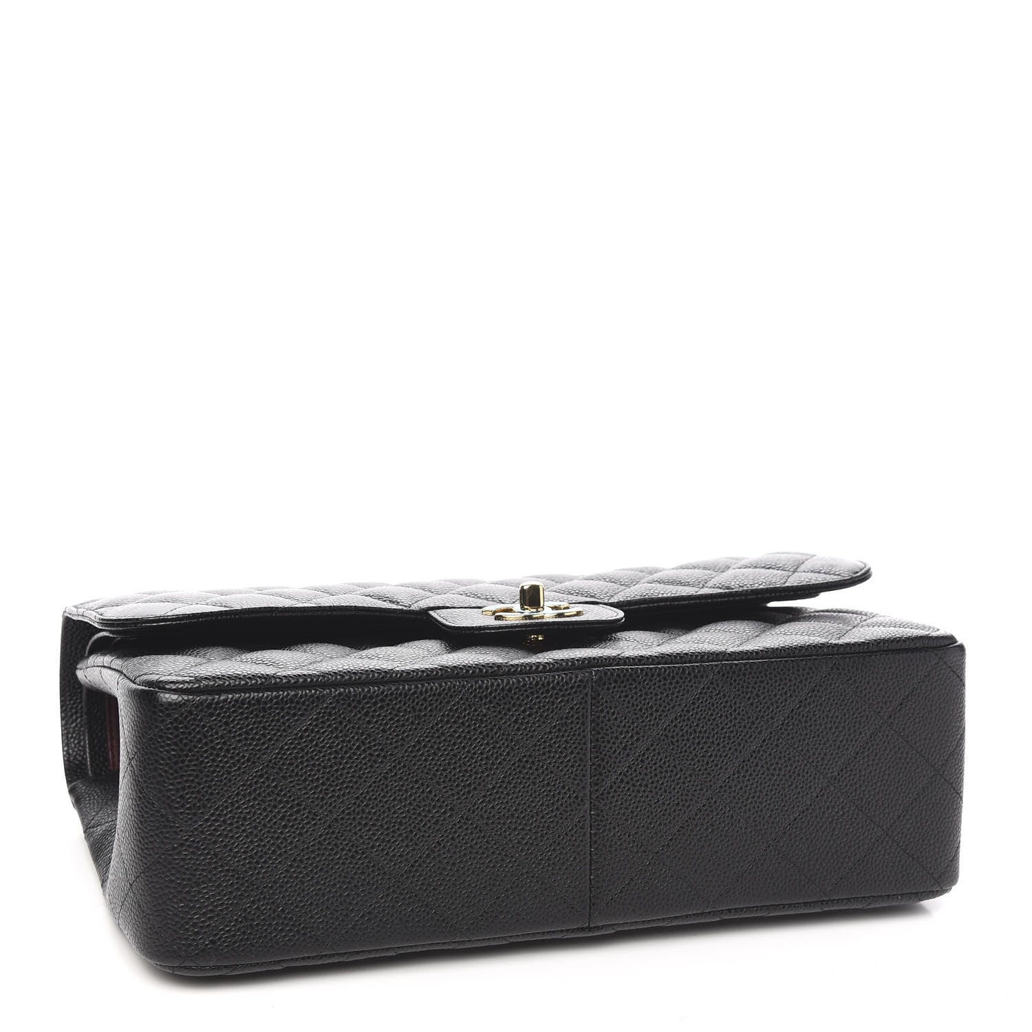 Chanel Caviar Quilted Jumbo Double Flap Black 3 of 10