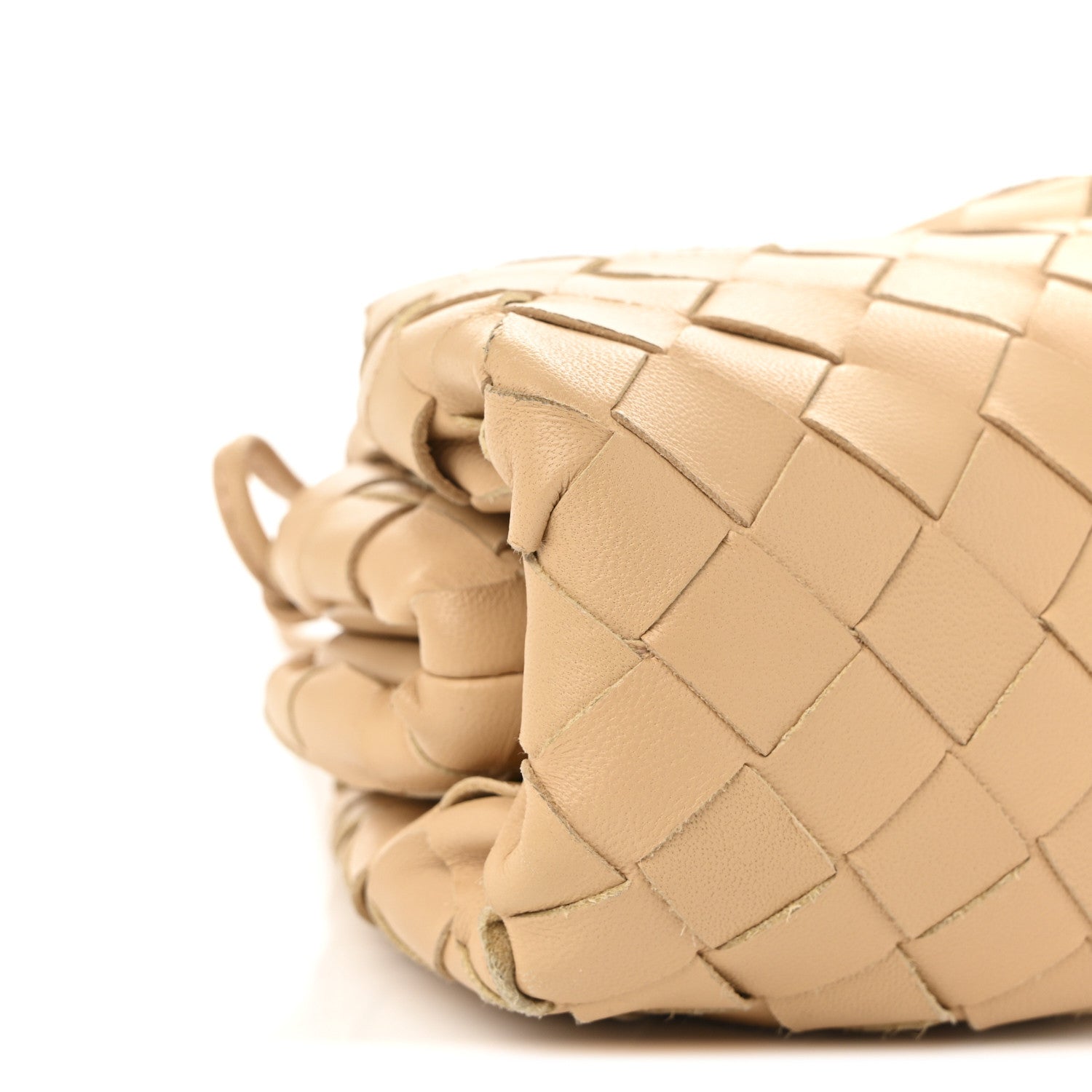 Bottega Veneta Nappa Intrecciato The Mini Pouch Almond 9 of 10