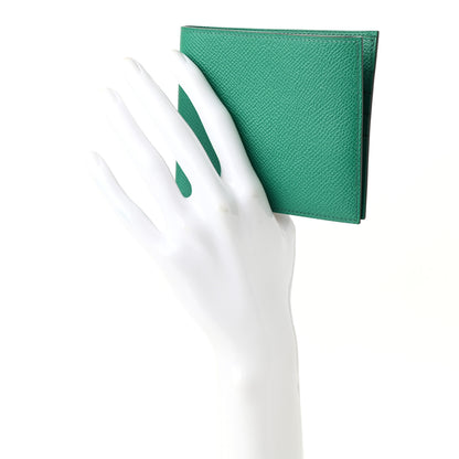 Hermes Epsom MC2 Copernic Wallet Vert Jade 2 of 8