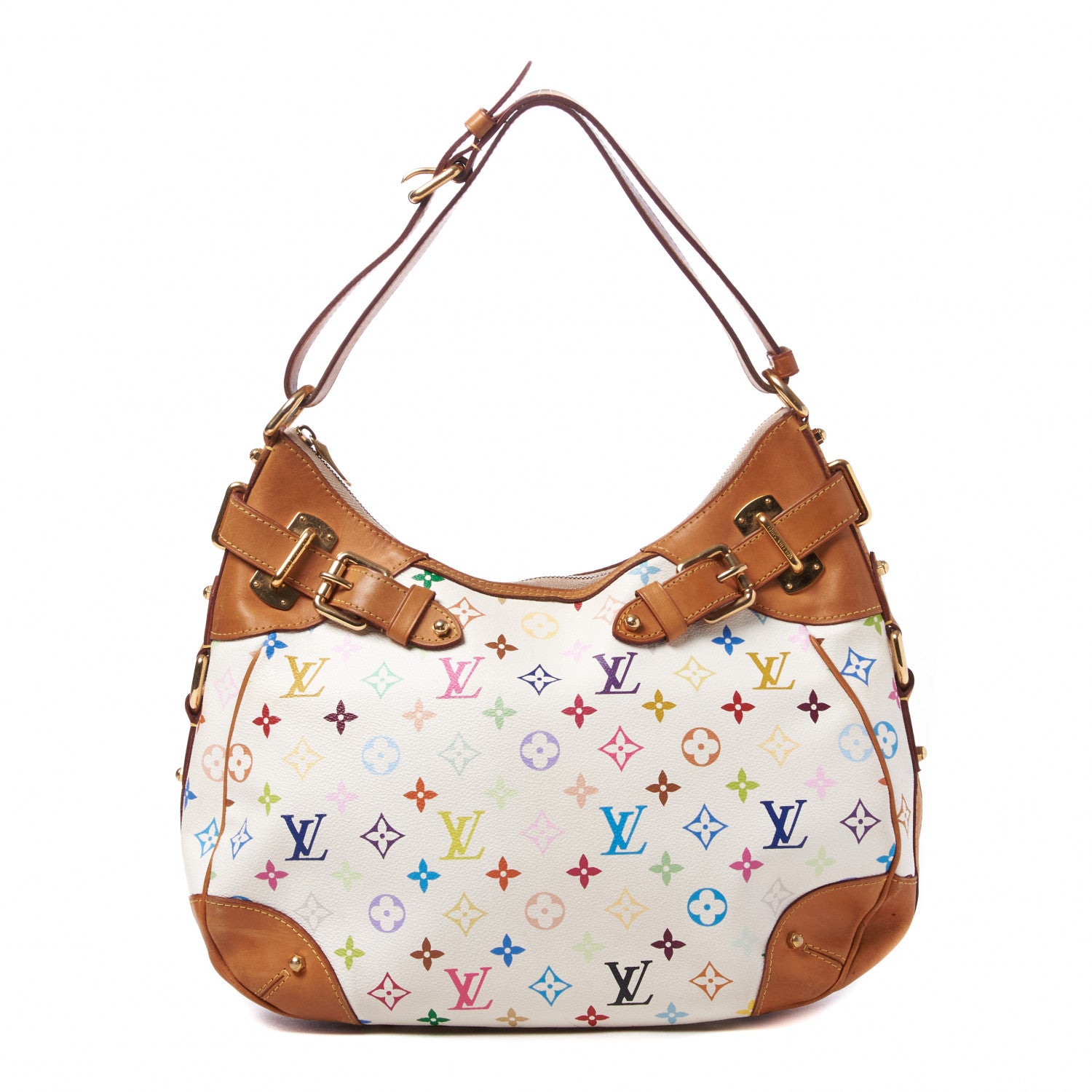 Louis Vuitton Monogram Multicolor Greta White 1 of 8