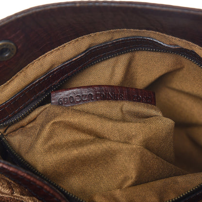 Fendi Velvet Zucca Bag De Jour Tobacco 7 of 13