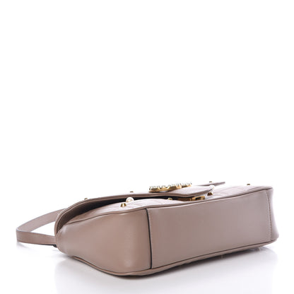 Gucci Calfskin Matelasse Studded Mini Pearly GG Marmont Shoulder Bag Porcelain Rose 4 of 9
