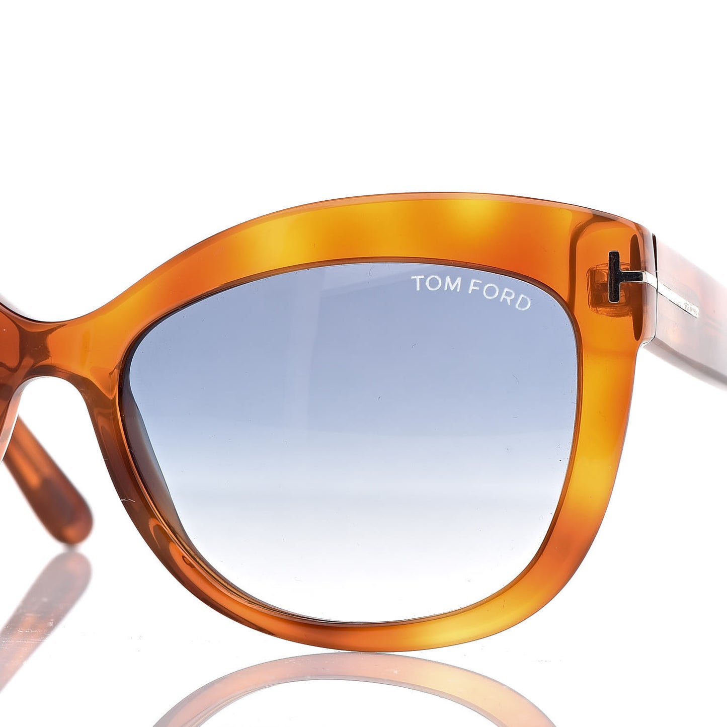 Acetate Alistair Cat Eye Sunglasses TF524 Honey