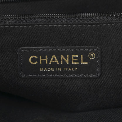 Chanel Caviar Stitched Large Shopping Tote Bag Black 7 of 14