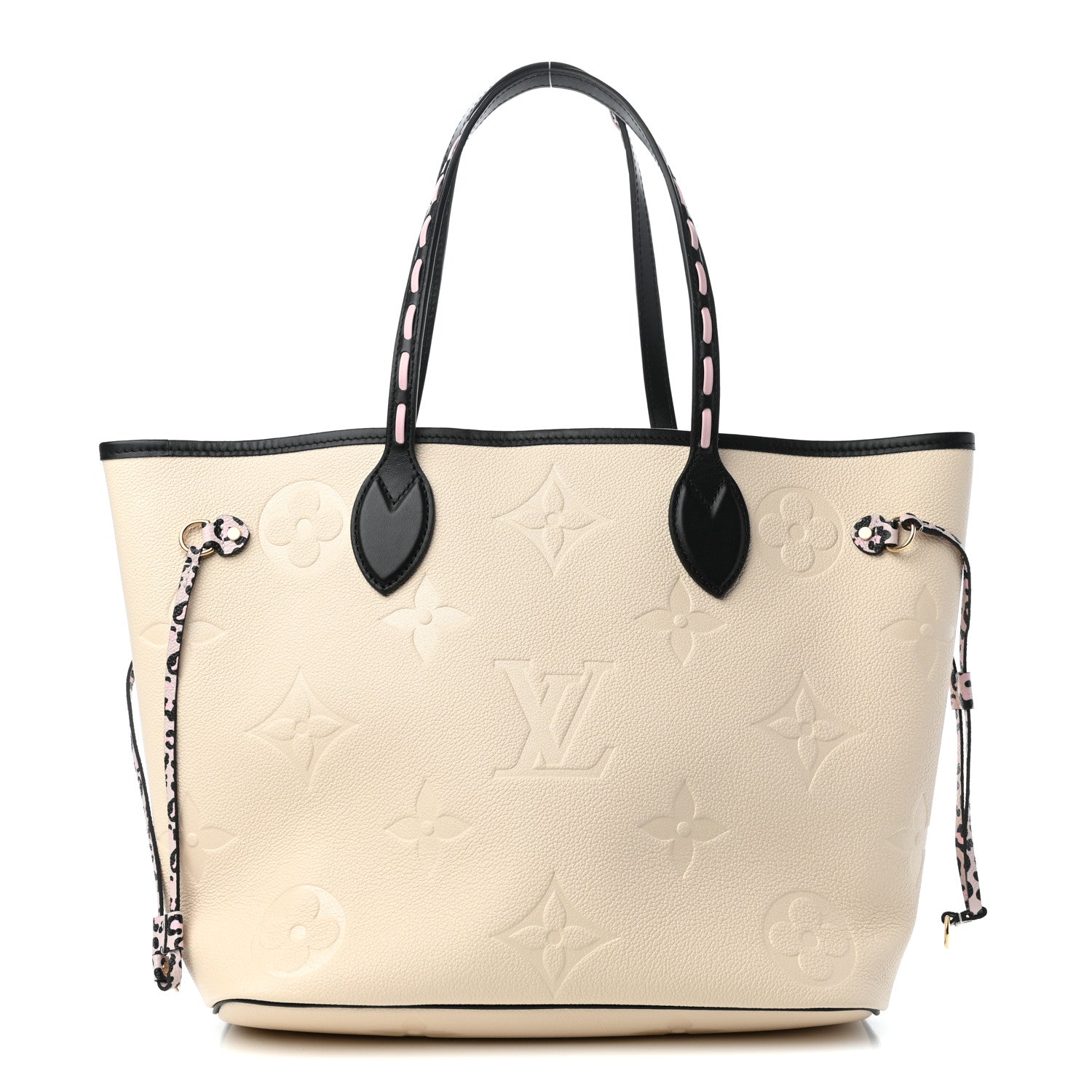 Louis Vuitton Empreinte Monogram Giant Wild At Heart Neverfull MM Creme 1 of 9
