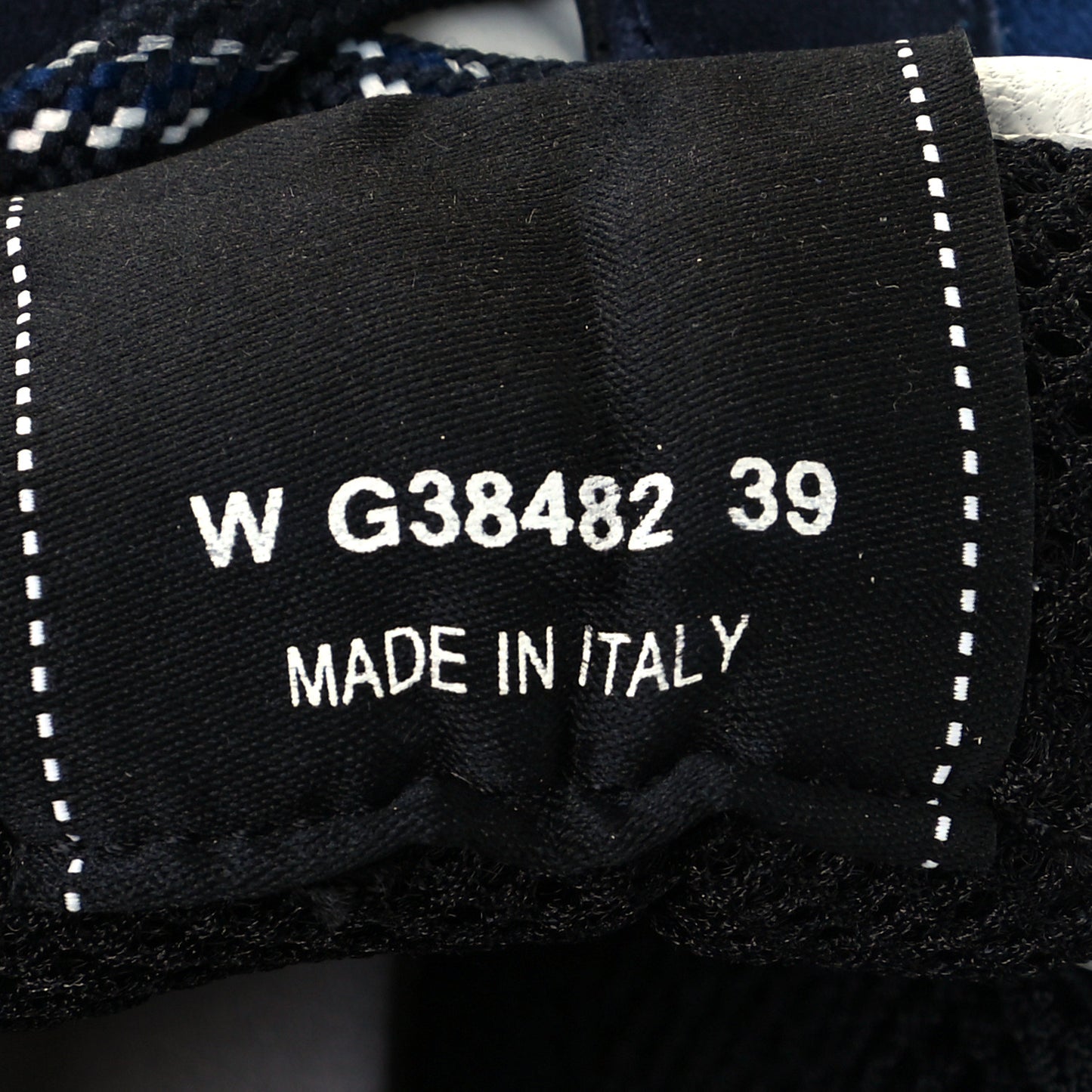 Suede Calfskin CC Sneakers 39 Blue Navy Dark Navy