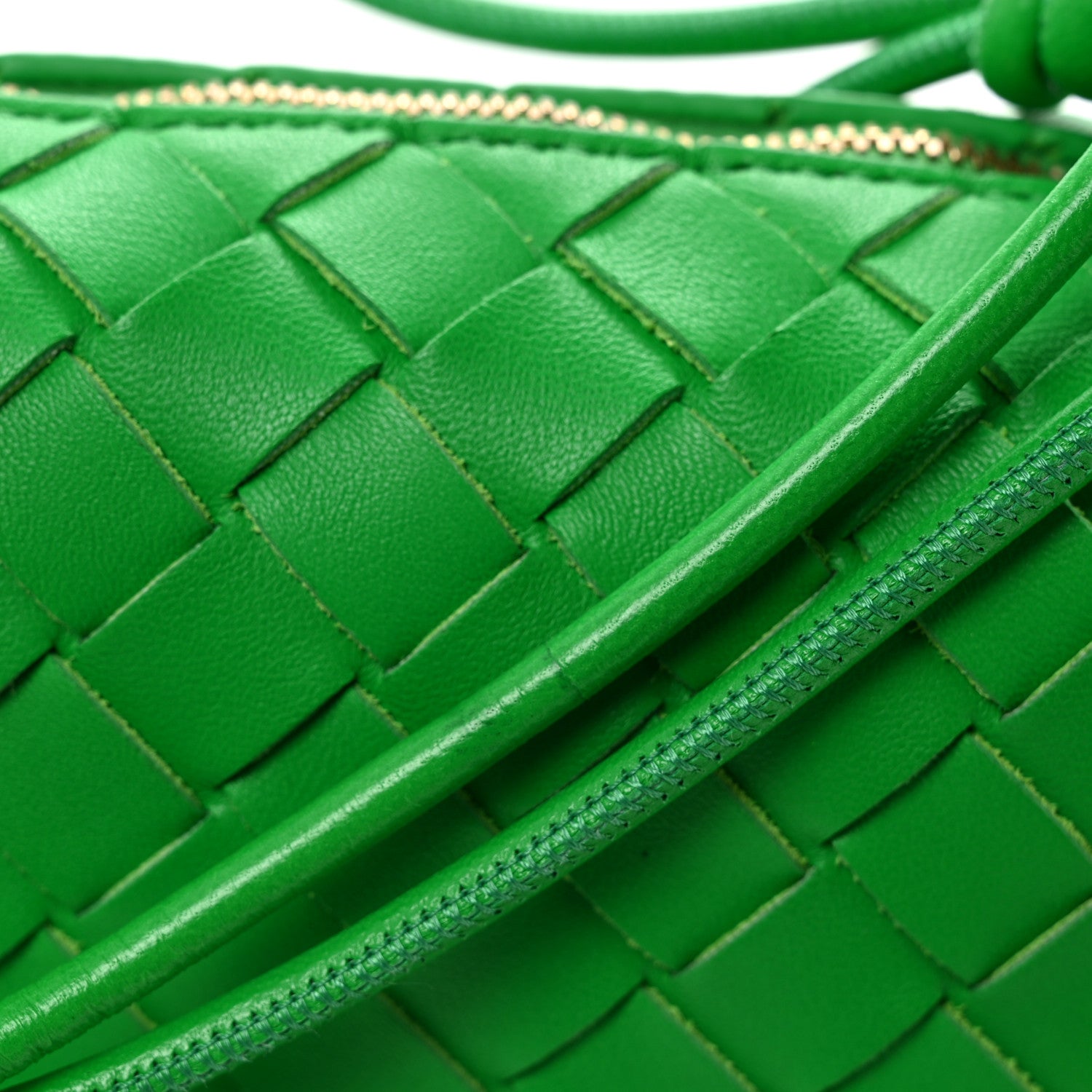 Bottega Veneta Nappa Intrecciato Mini Loop Camera Bag Parakeet 11 of 12