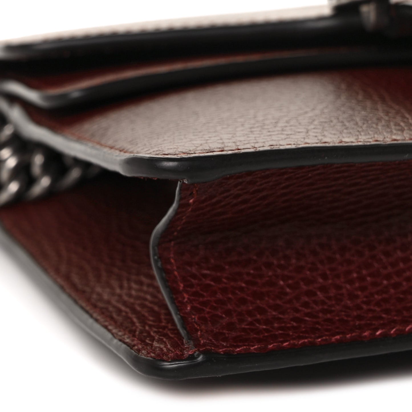 Dollar Calfskin Crystal Mini Dionysus Shoulder Bag Vintage Bordeaux