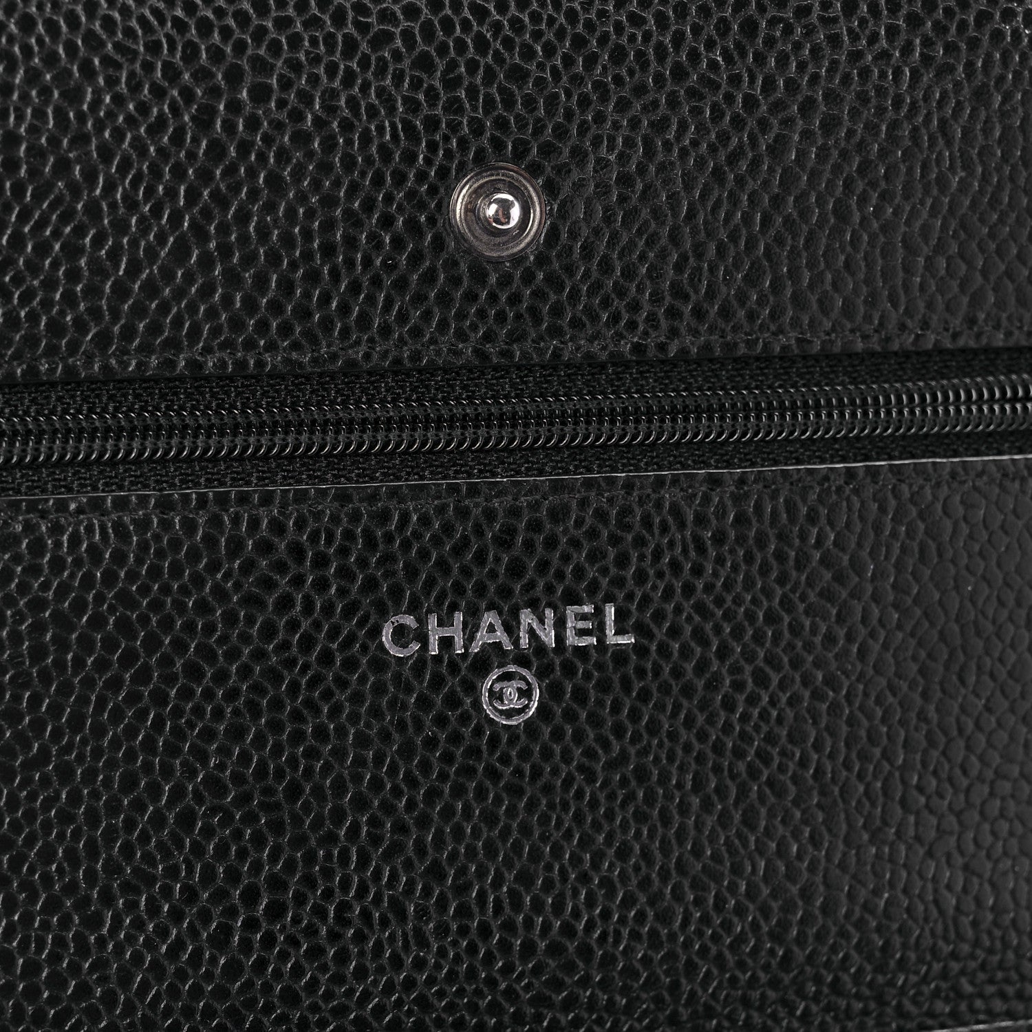 Chanel Caviar Quilted Wallet On Chain WOC Black 7 of 11