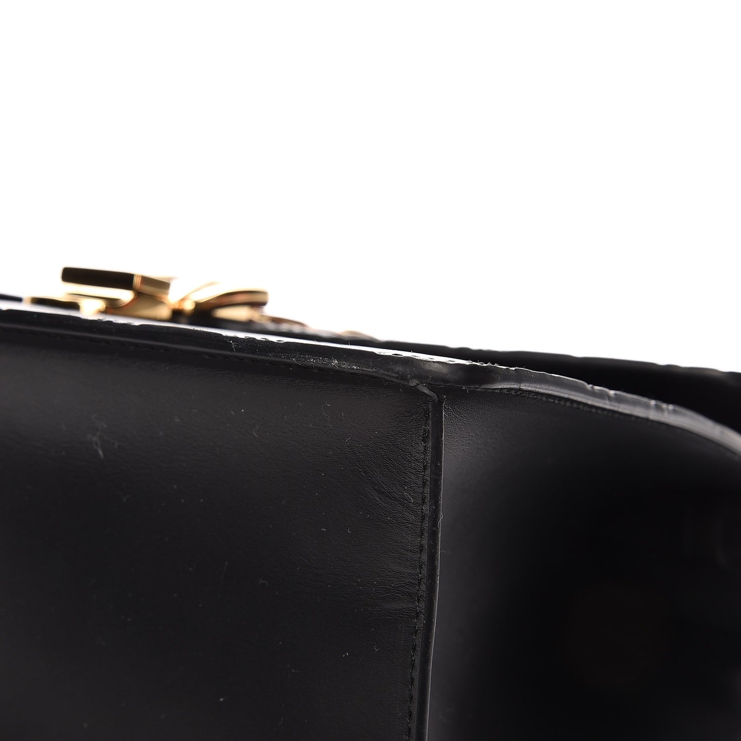 Guccissima Signature Medium Sylvie Top Handle Bag Black