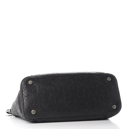Louis Vuitton Monogram Lambskin Antheia Ixia GM Black 3 of 10