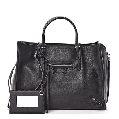 Balenciaga Veau Papier A6 Zip Around Tote Black 1 of 9