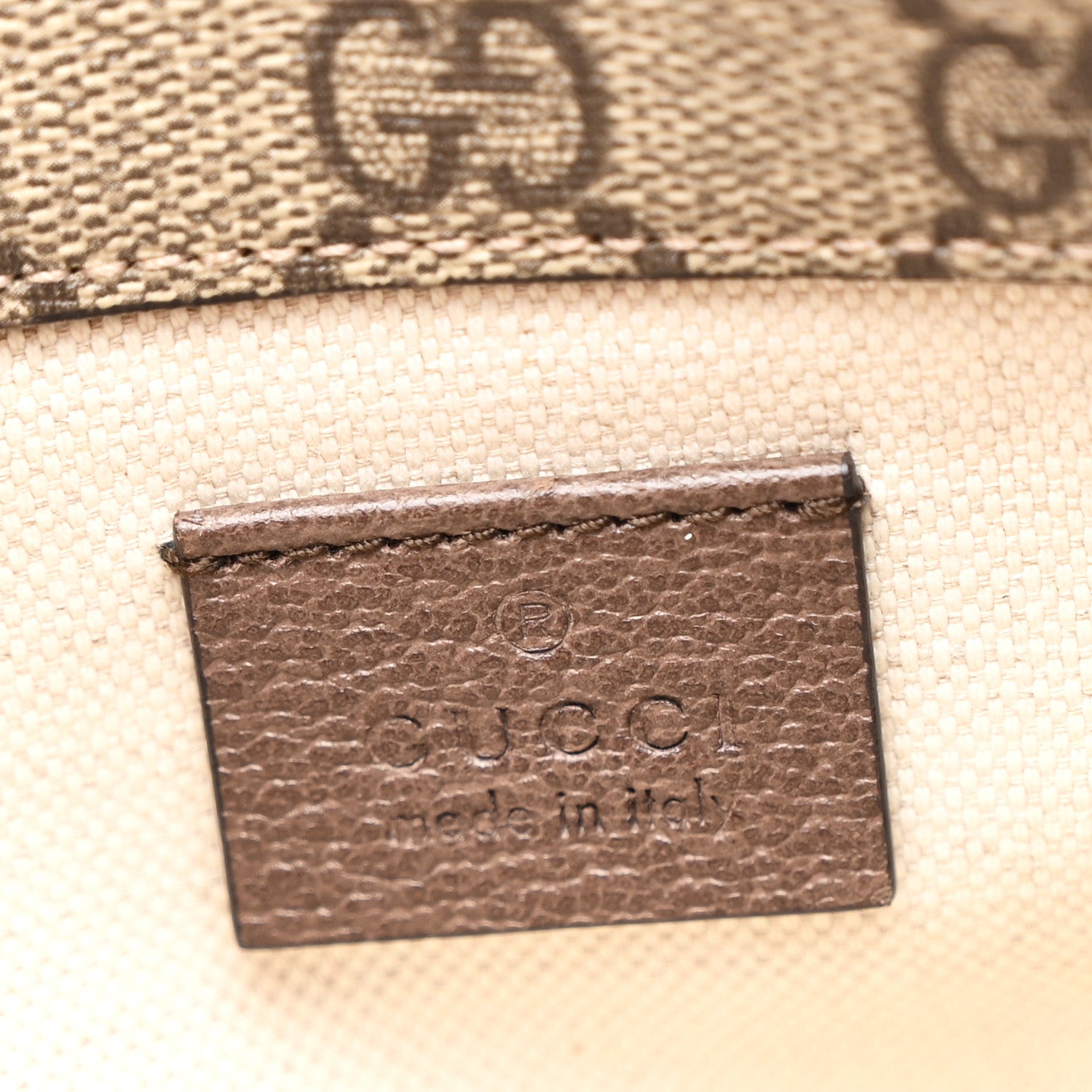 Gucci GG Supreme Monogram Web Small Neo Vintage Double Flap Messenger Bag Beige New Acero 6 of 10