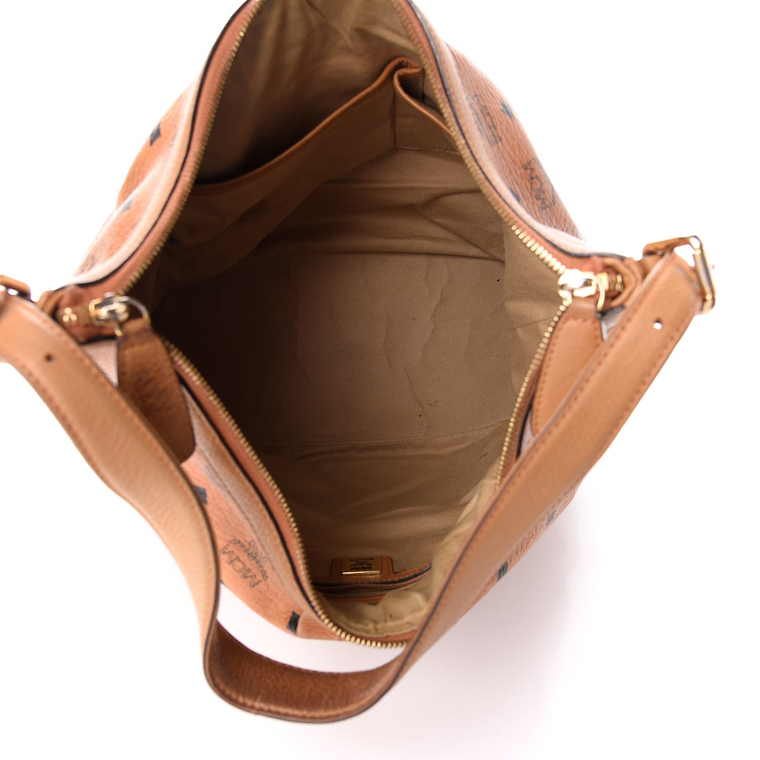 MCM Visetos Hobo Cognac 5 of 10
