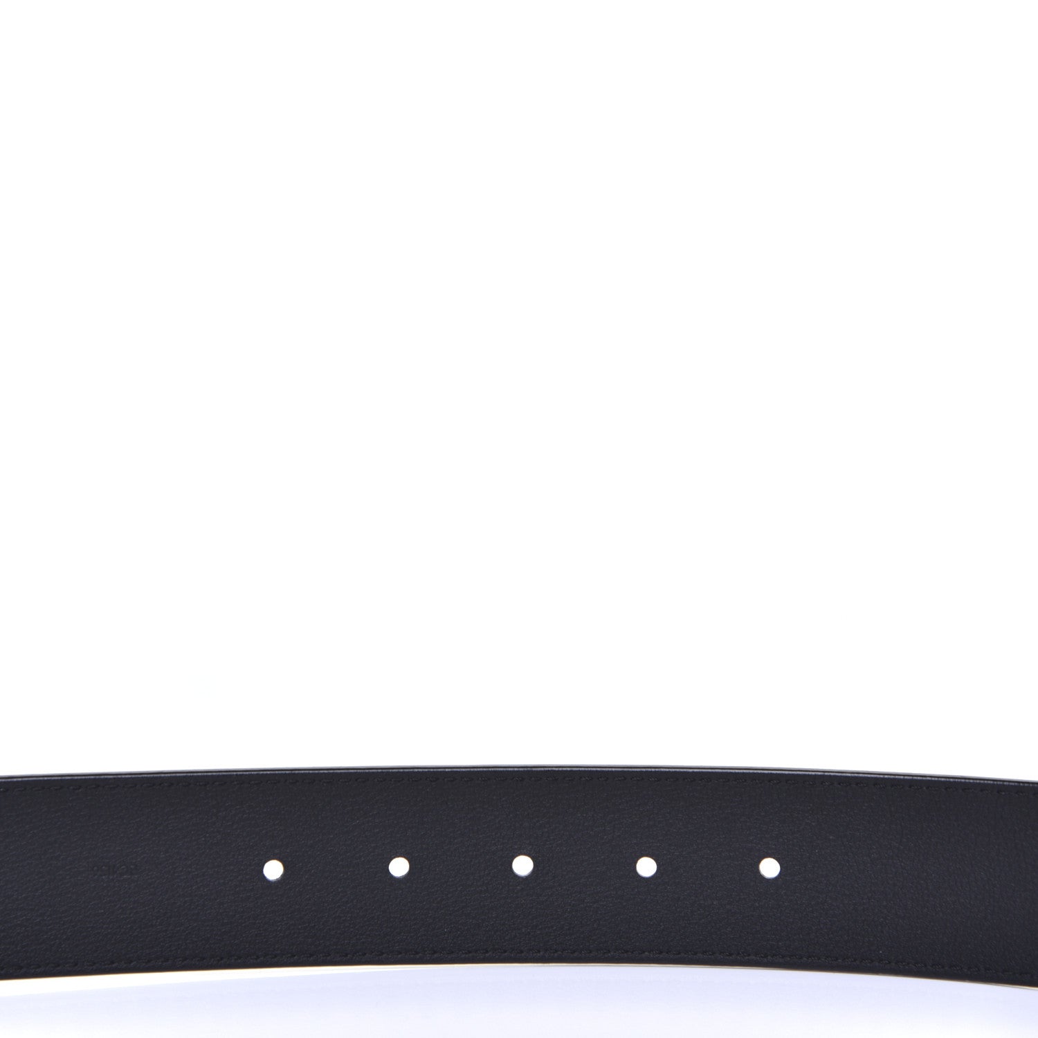 Louis Vuitton Calfskin 40mm LV Initiales Montaigne Belt 90 36 Black 5 of 6