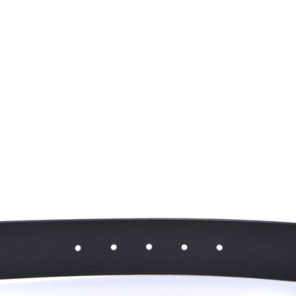 Louis Vuitton Calfskin 40mm LV Initiales Montaigne Belt 90 36 Black 5 of 6