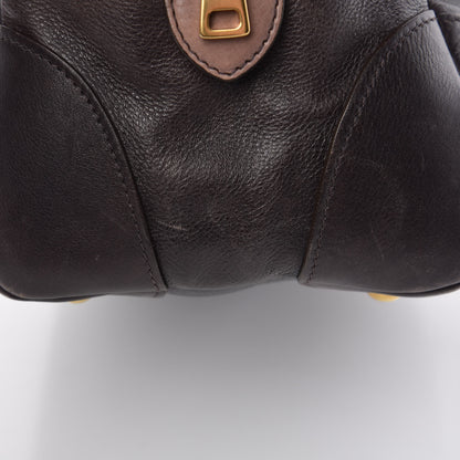 Prada Glace Calf Shoulder Bag Fumo Sfumato 14 of 14