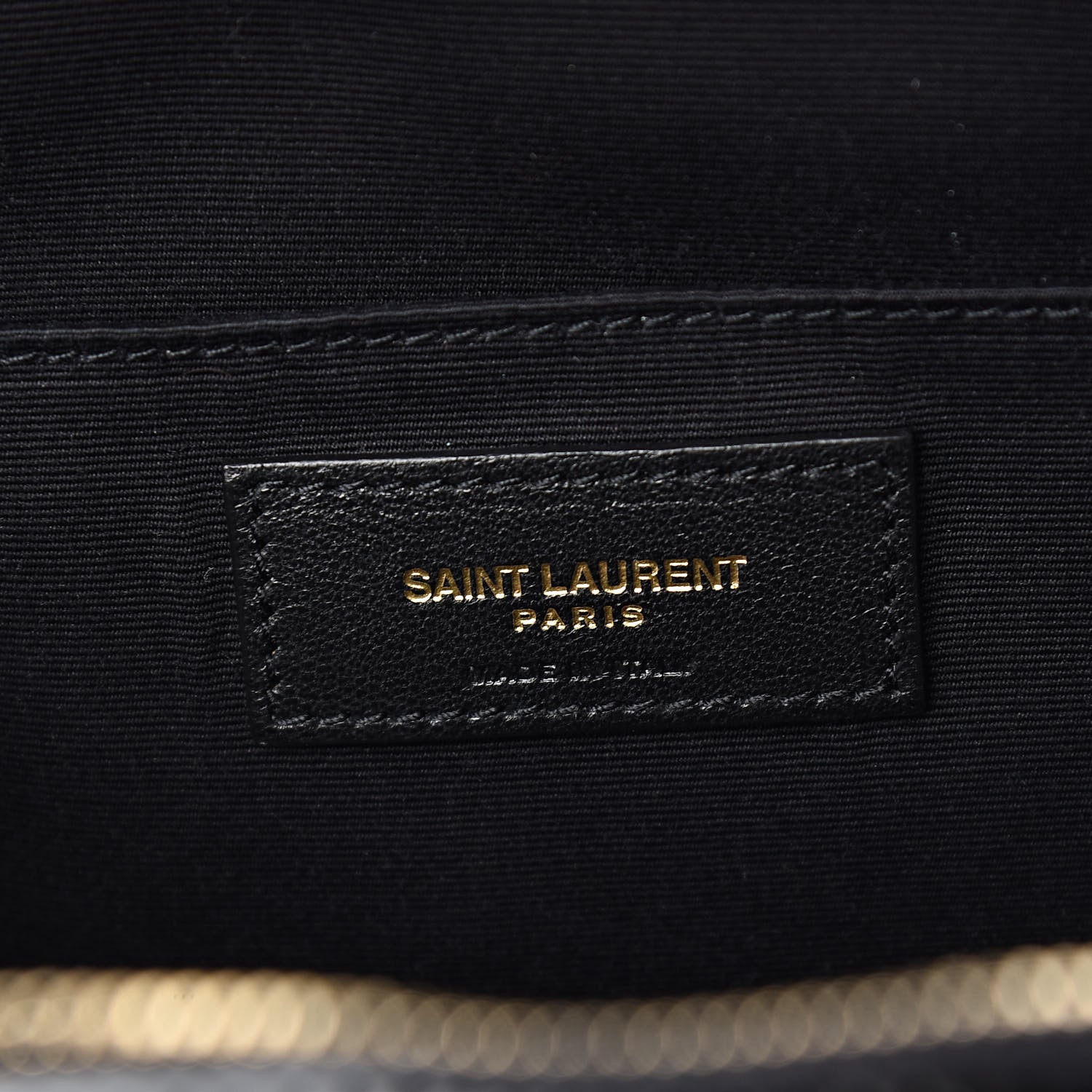 Saint Laurent Patent Matelasse Monogram Toy Vicky Camera Bag Black 6 of 11