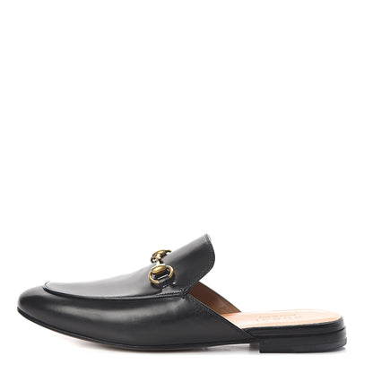 Gucci Calfskin Mens Princetown Slippers 8 Black 1 of 8