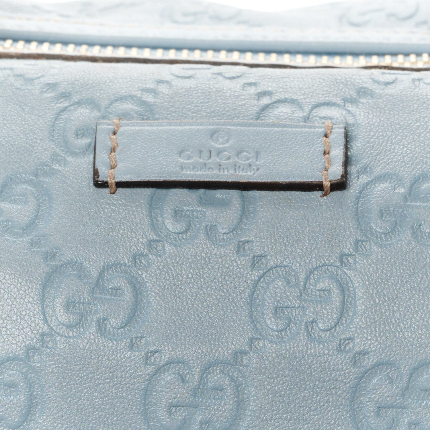 Gucci Guccissima Medium Joy Boston Light Blue 9 of 14