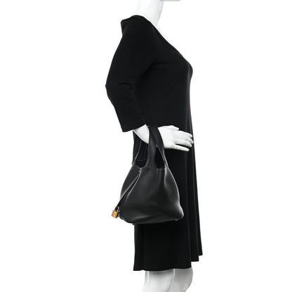 Hermes Taurillon Clemence Picotin Lock 18 PM Black 2 of 8