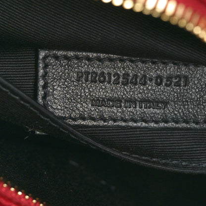 Saint Laurent Calfskin Matelasse Monogram Lou Camera Bag Opyum Red 7 of 10