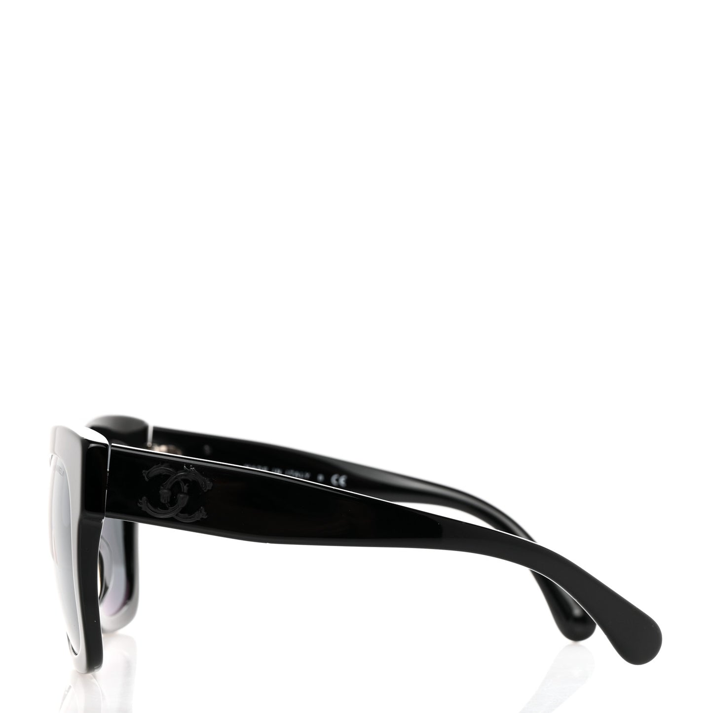 Acetate Square Sunglasses 5357-A Black