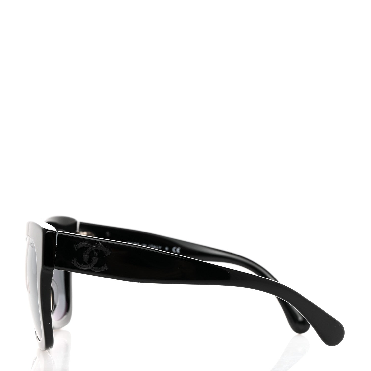 Chanel Acetate Square Sunglasses 5357-A Black 3 of 8