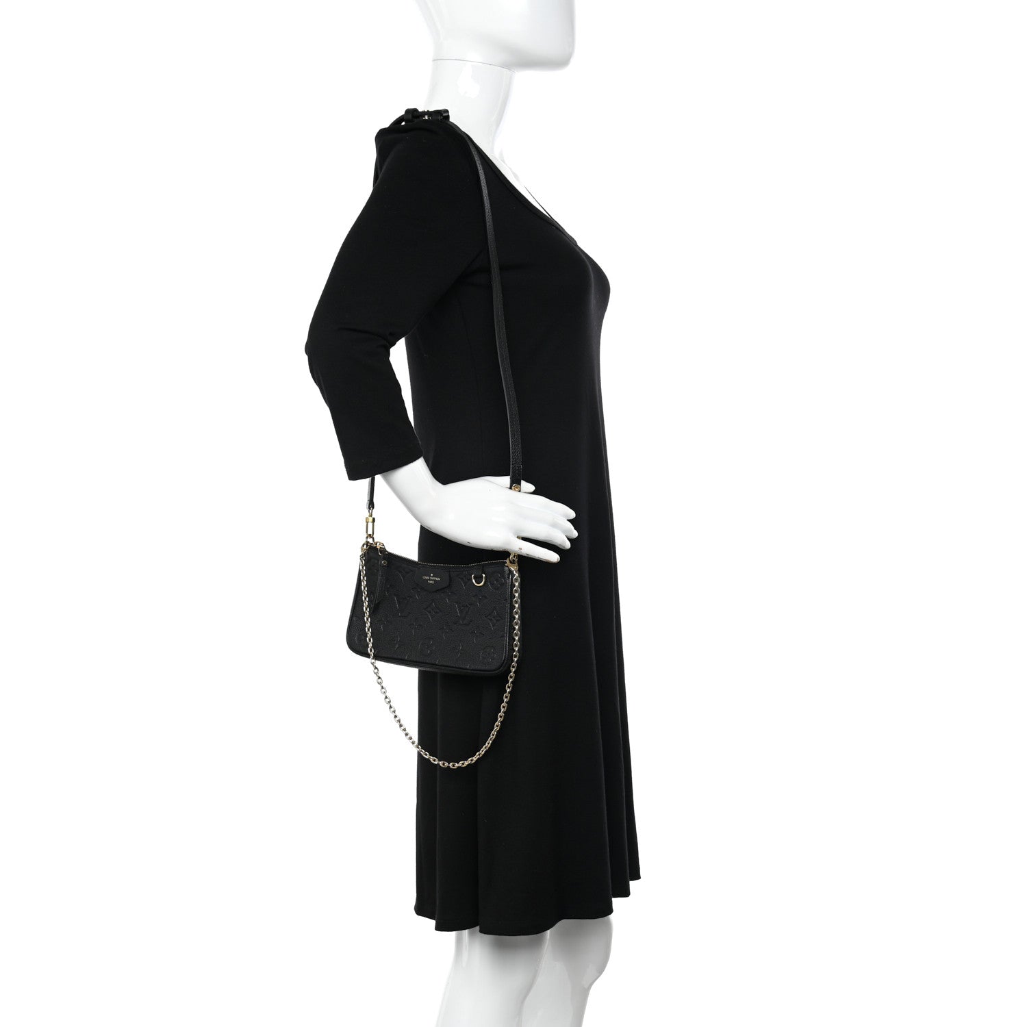 Louis Vuitton Empreinte Easy Pouch On Strap Black 2 of 10
