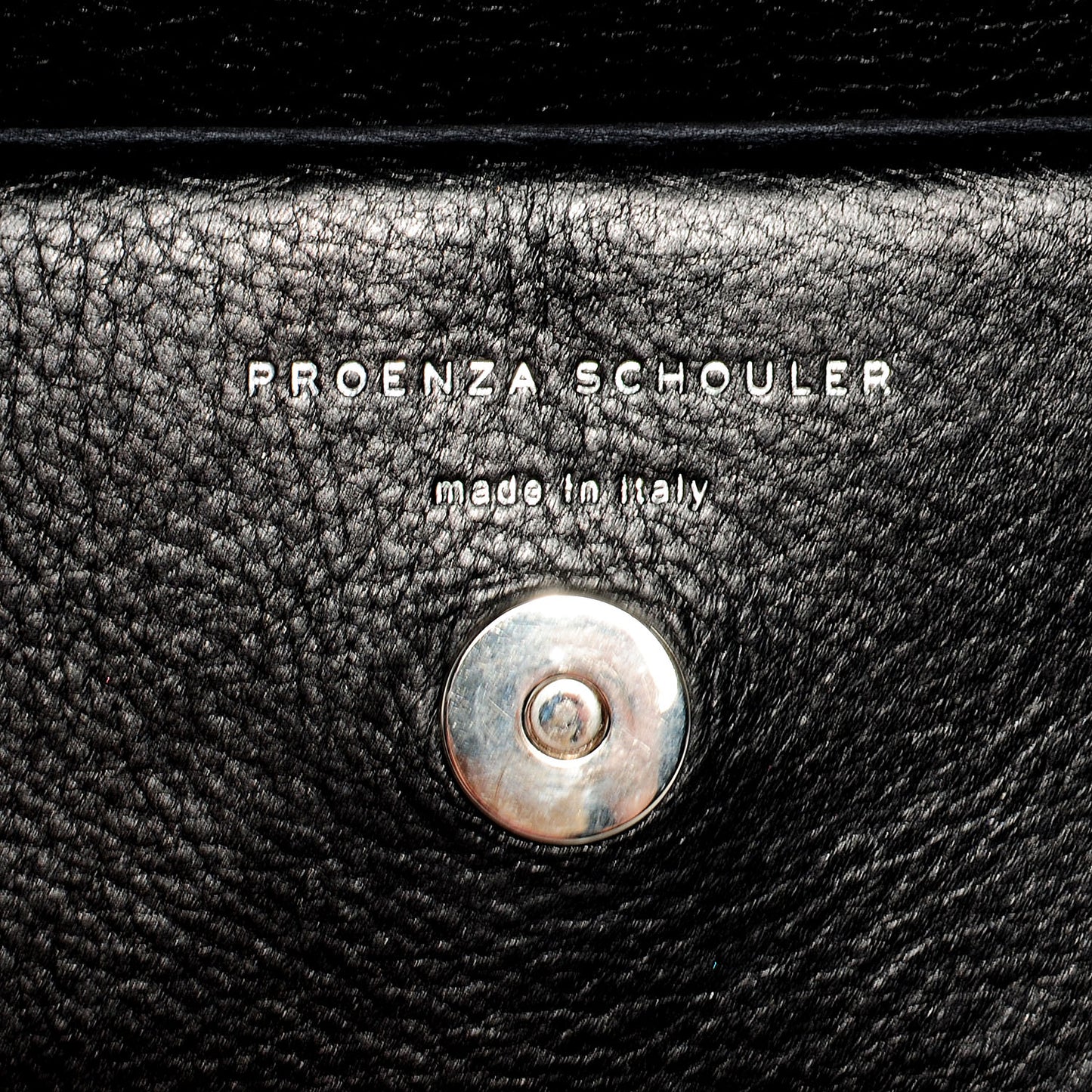 Leather PS11 Classic Shoulder Bag Black