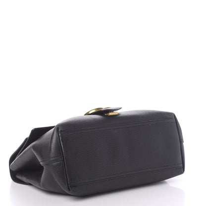 Gucci Calfskin Large GG Marmont Shoulder Bag Black 4 of 11