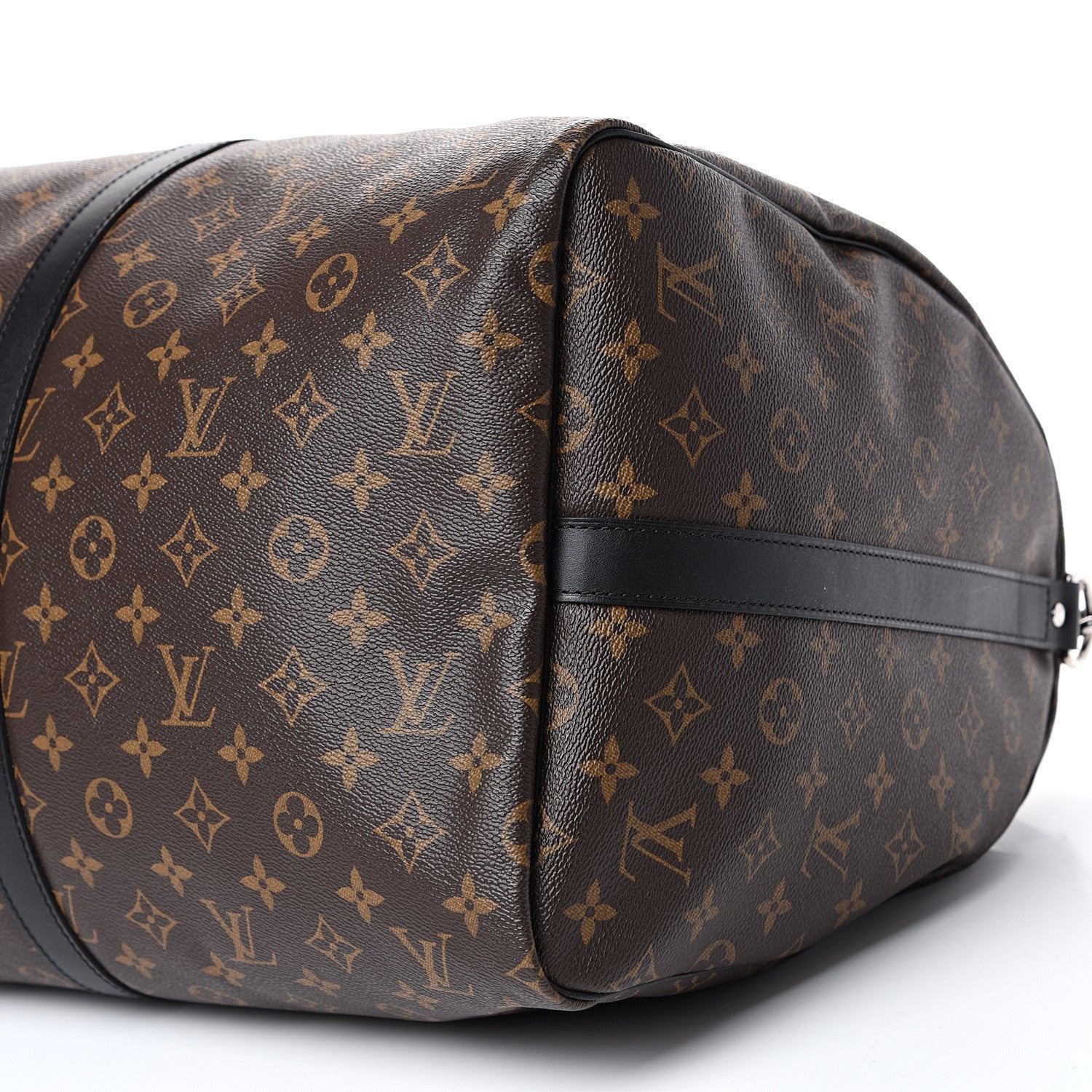 Louis Vuitton Monogram Macassar Keepall Bandouliere 55 8 of 8