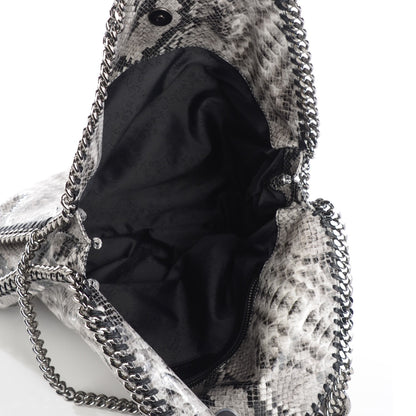 Stella McCartney Eco Python Big Falabella Tote Grey 5 of 9