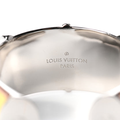 Louis Vuitton Monogram Cuff Bracelet M White 4 of 5