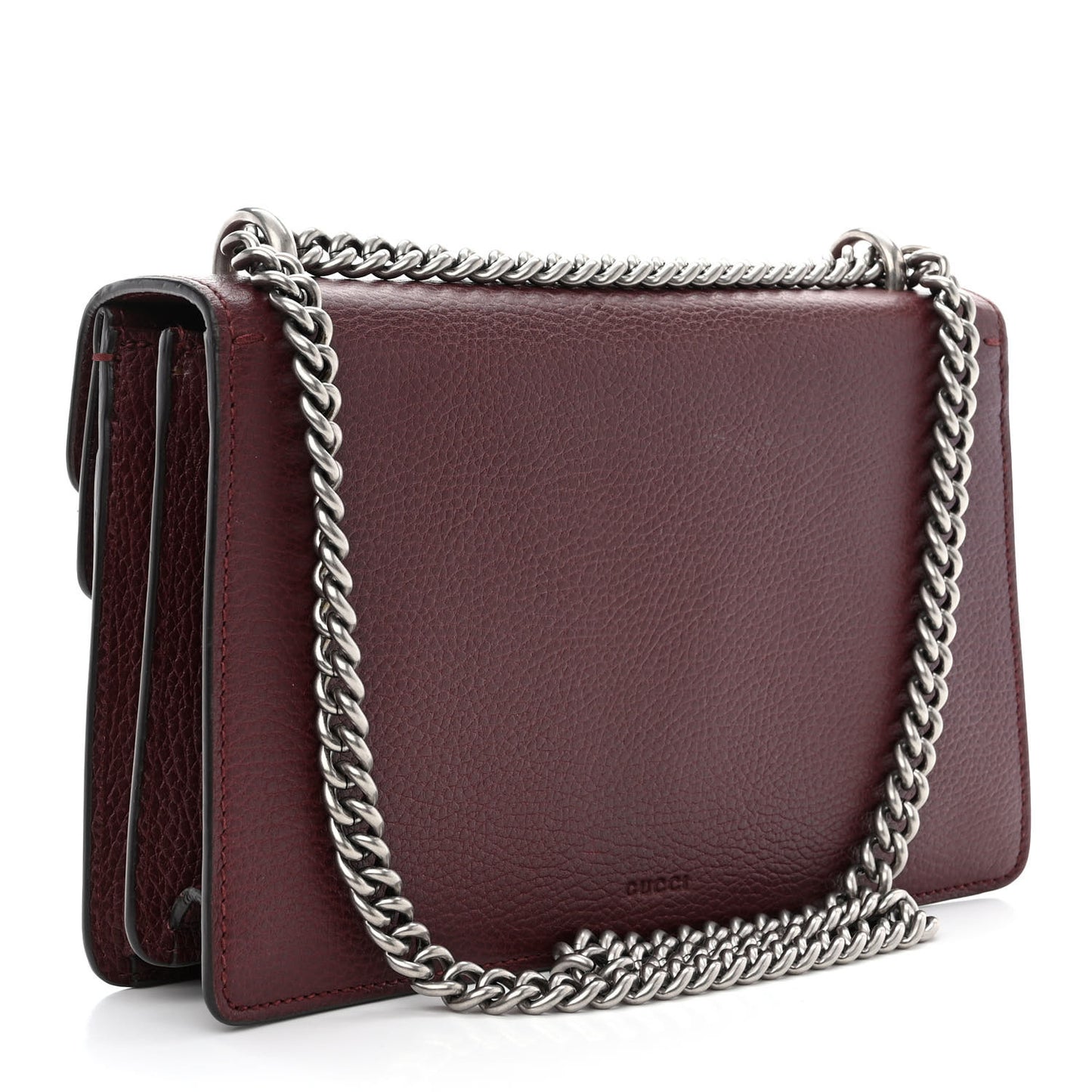 Dollar Calfskin Crystal Small Dionysus Shoulder Bag Vintage Bordeaux