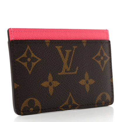 Louis Vuitton Monogram 2023 Vivienne Beach Cardholder Dragon Fruit Pink 3 of 7