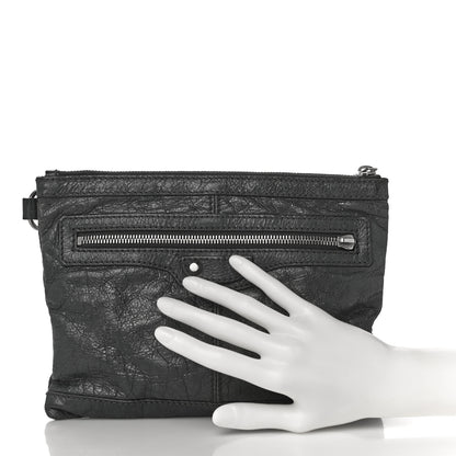 Balenciaga Agneau Arena Classic Hardware Small Clip Gris Fossile 2 of 17