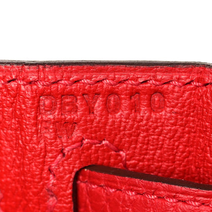 Hermes Taurillon Clemence Kelly Ado Backpack Rouge Casaque 7 of 10