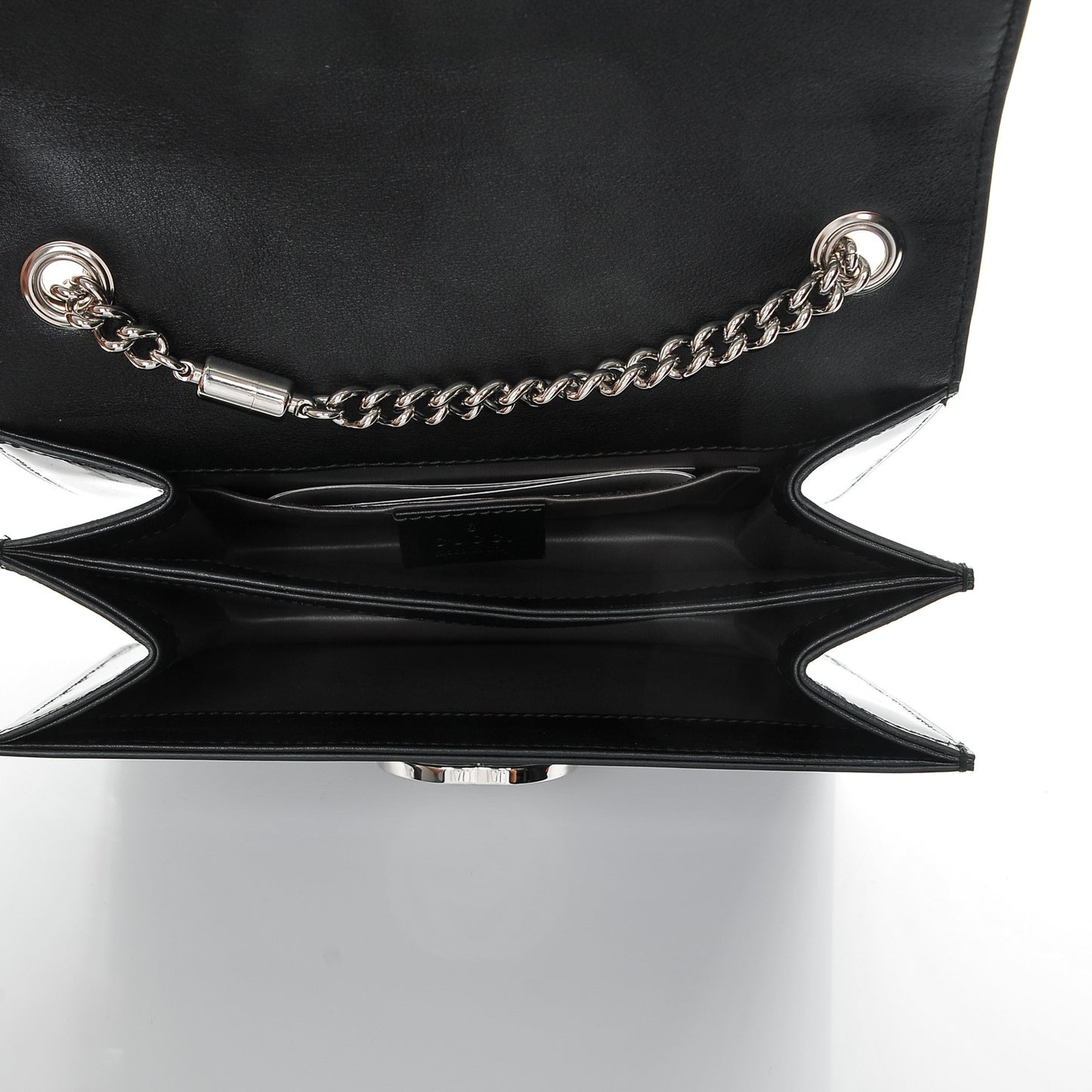 Shade Lux Calfskin Small Interlocking G Shoulder Bag Black