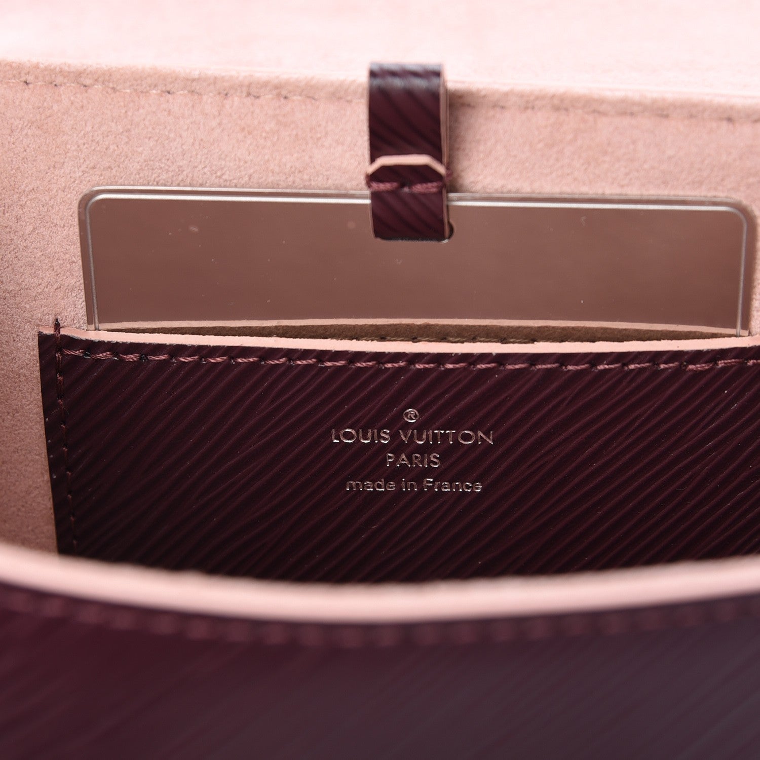 Louis Vuitton Epi Twist Shoulder Bag MM Prune Rose Poudre 6 of 7