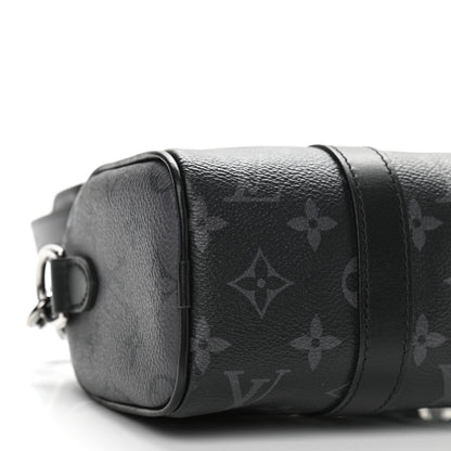 Louis Vuitton Reverse Monogram Eclipse Keepall XS Black 8 of 9