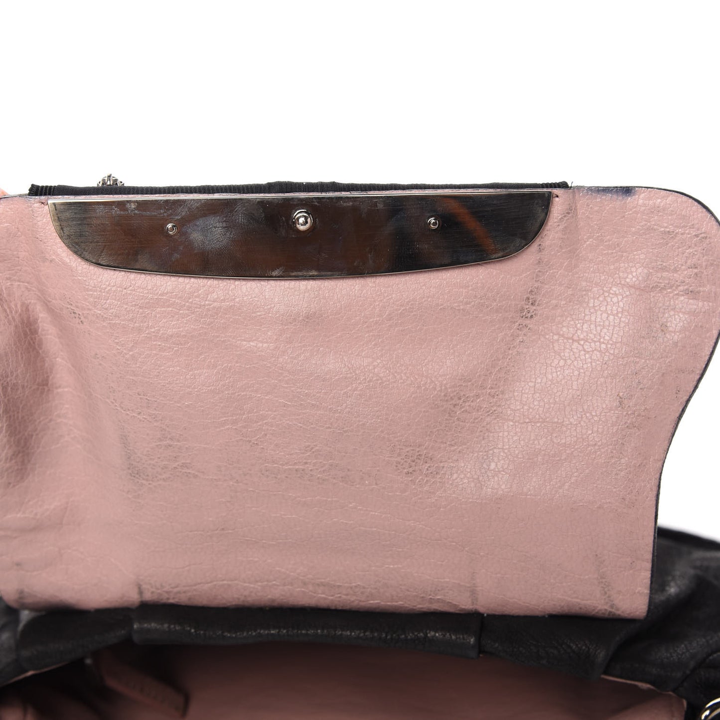 Camosciato Crocodile Crystal Shoulder Bag Black